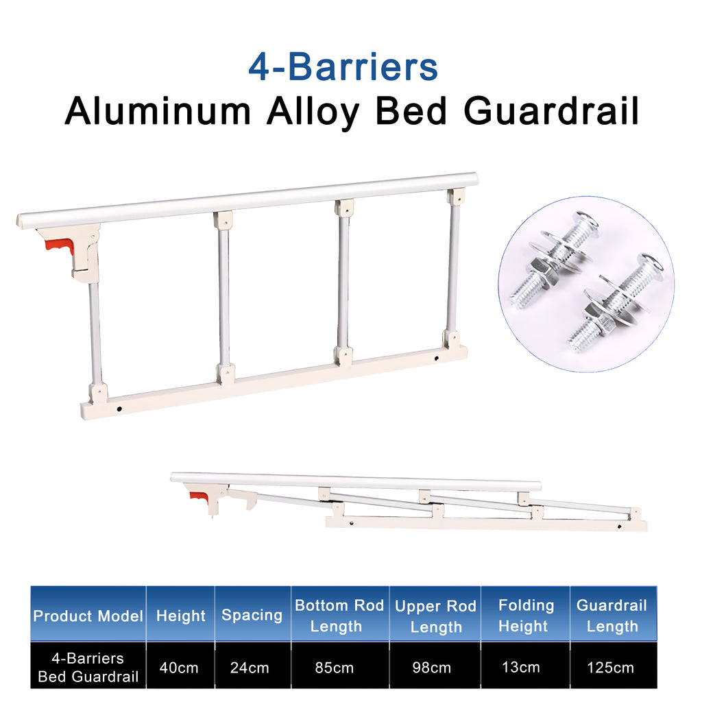 Foldable Bed Safety Guard Rail