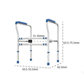 Adjustable Toilet Safety Rail & Stand Assist