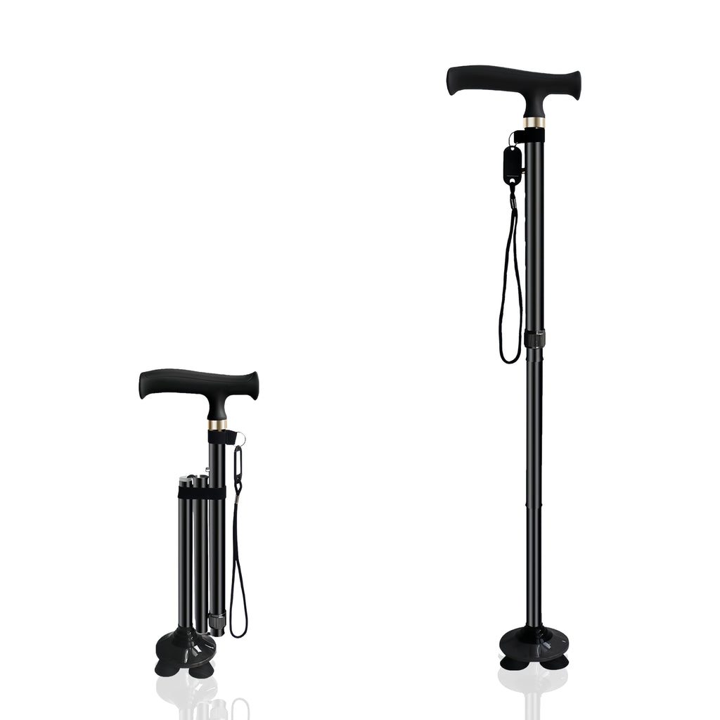 Folding Quad Walking Stick