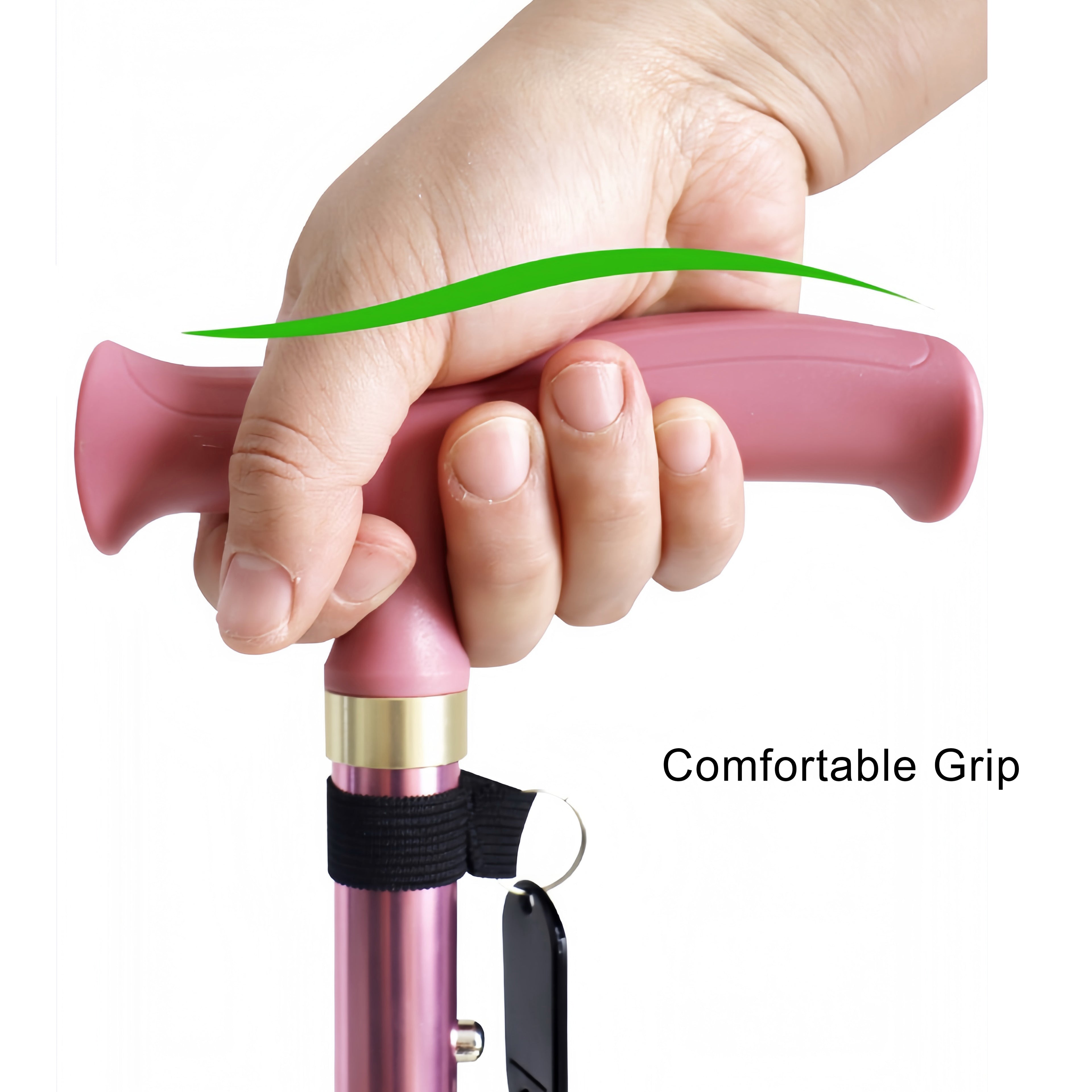 Folding Quad Walking Stick