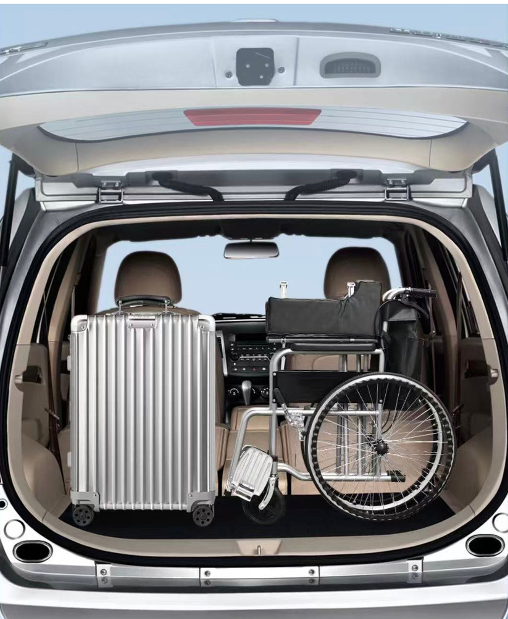 Daily folding wheelchair