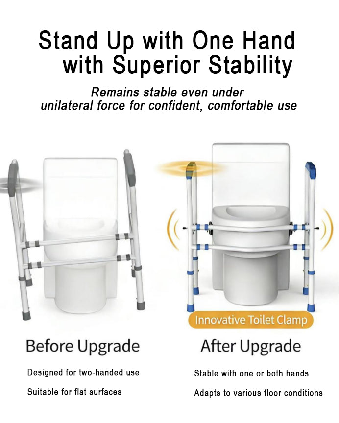 Adjustable Toilet Safety Rail & Stand Assist