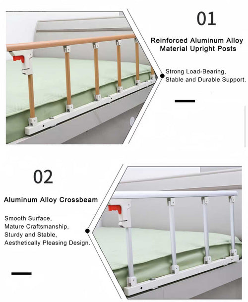 Foldable Bed Safety Guard Rail